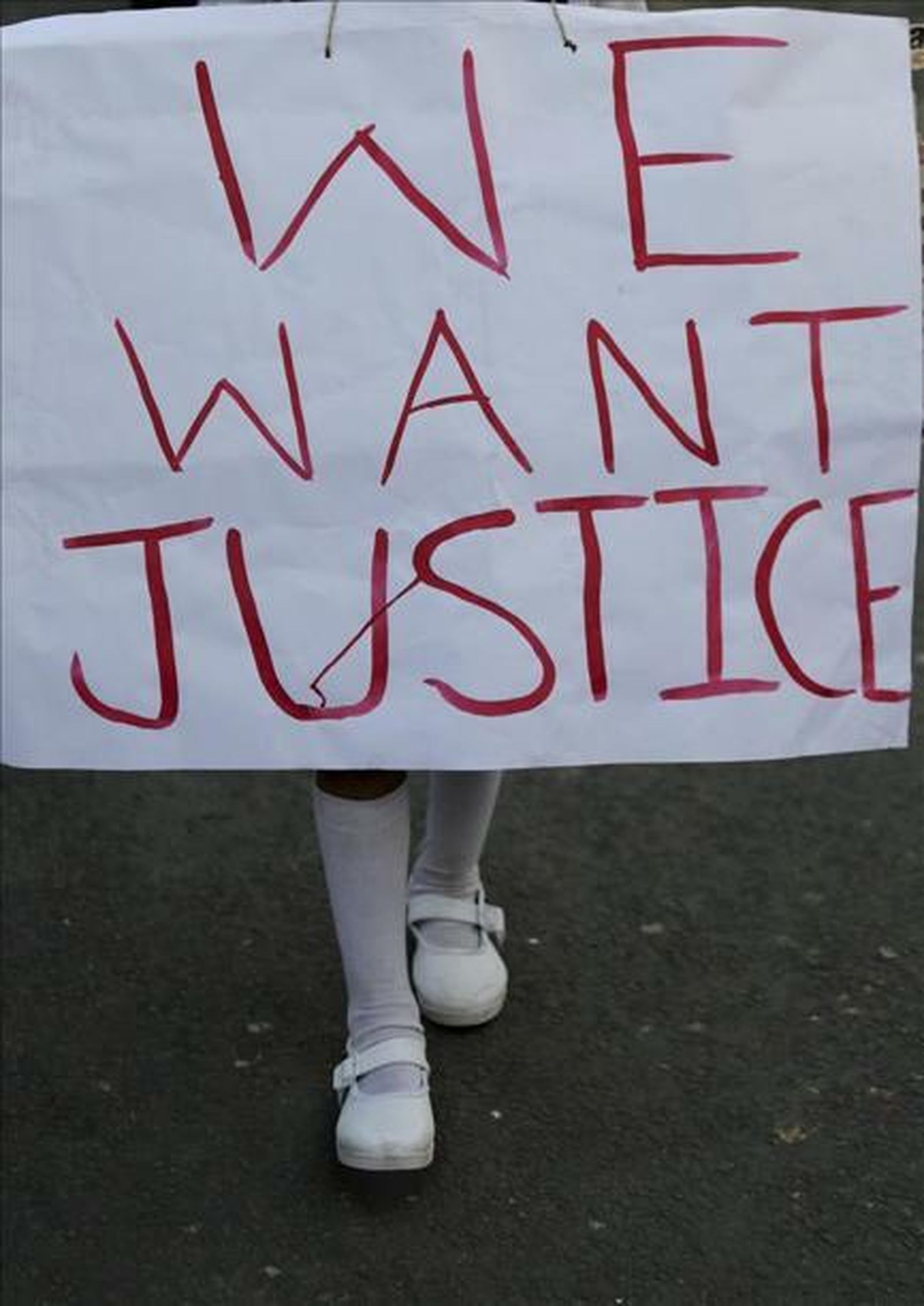 Manifestación de cristianos en la India