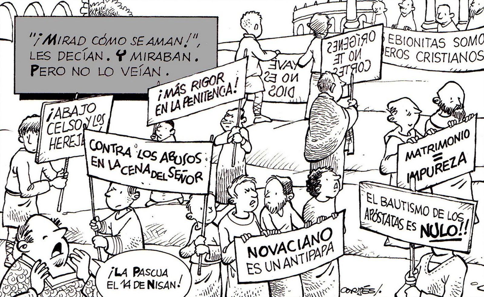 ¡Mirad cómo se aman!