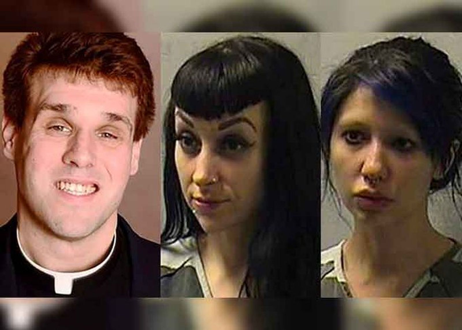 Clarck, y las dos mujeres con las que fue pillado en el altar