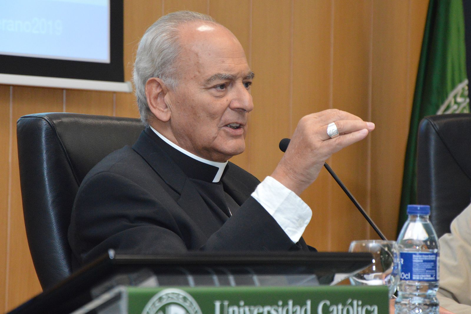 Marcelo Sánchez Sorondo, hoy en la UCV