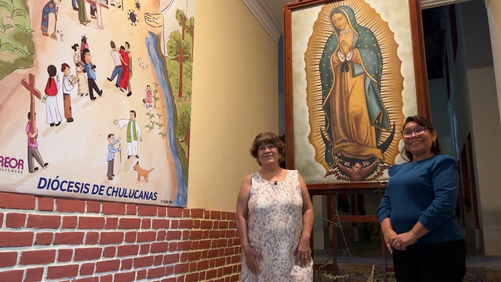 Elena y Marina, que conocieron a León XIV cuando era el padre Roberto en Chulucanas