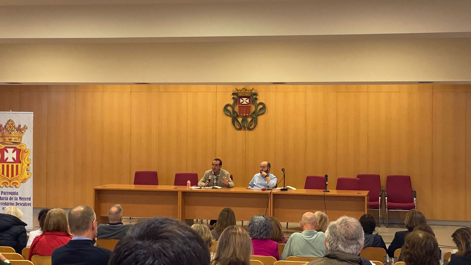 Luis Santamaría durante su conferencia