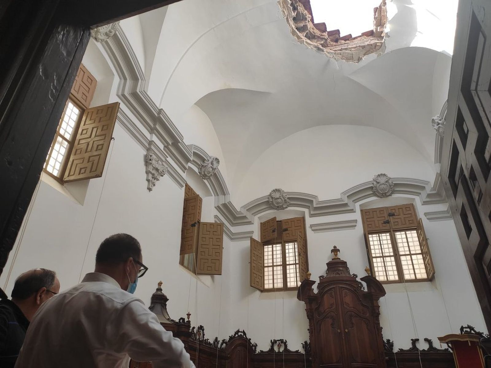 Tejado de la sacristía