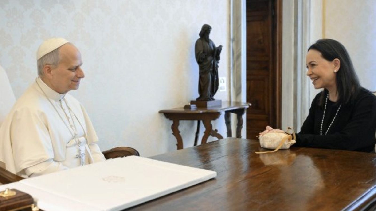 El Papa y María Corina