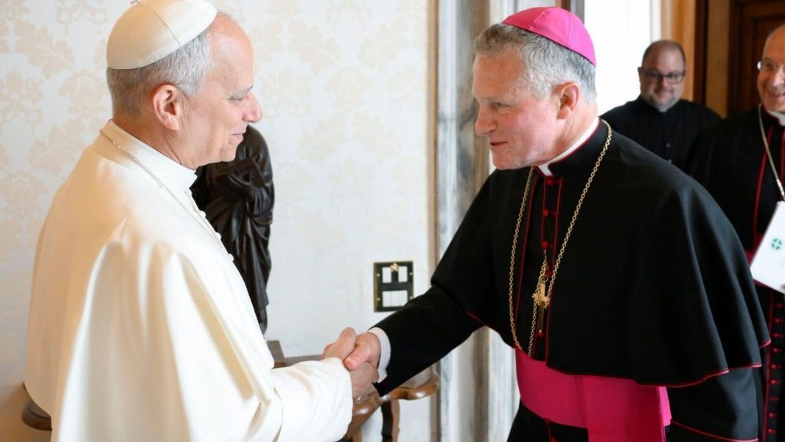 Broglio, con León XIV