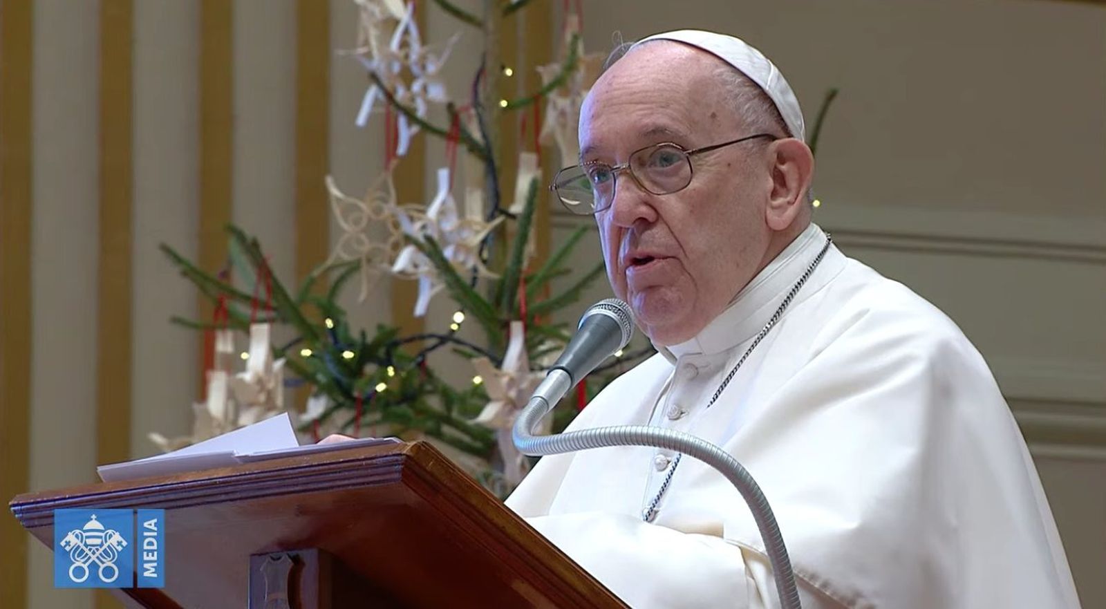 Francisco, con la Curia vaticana