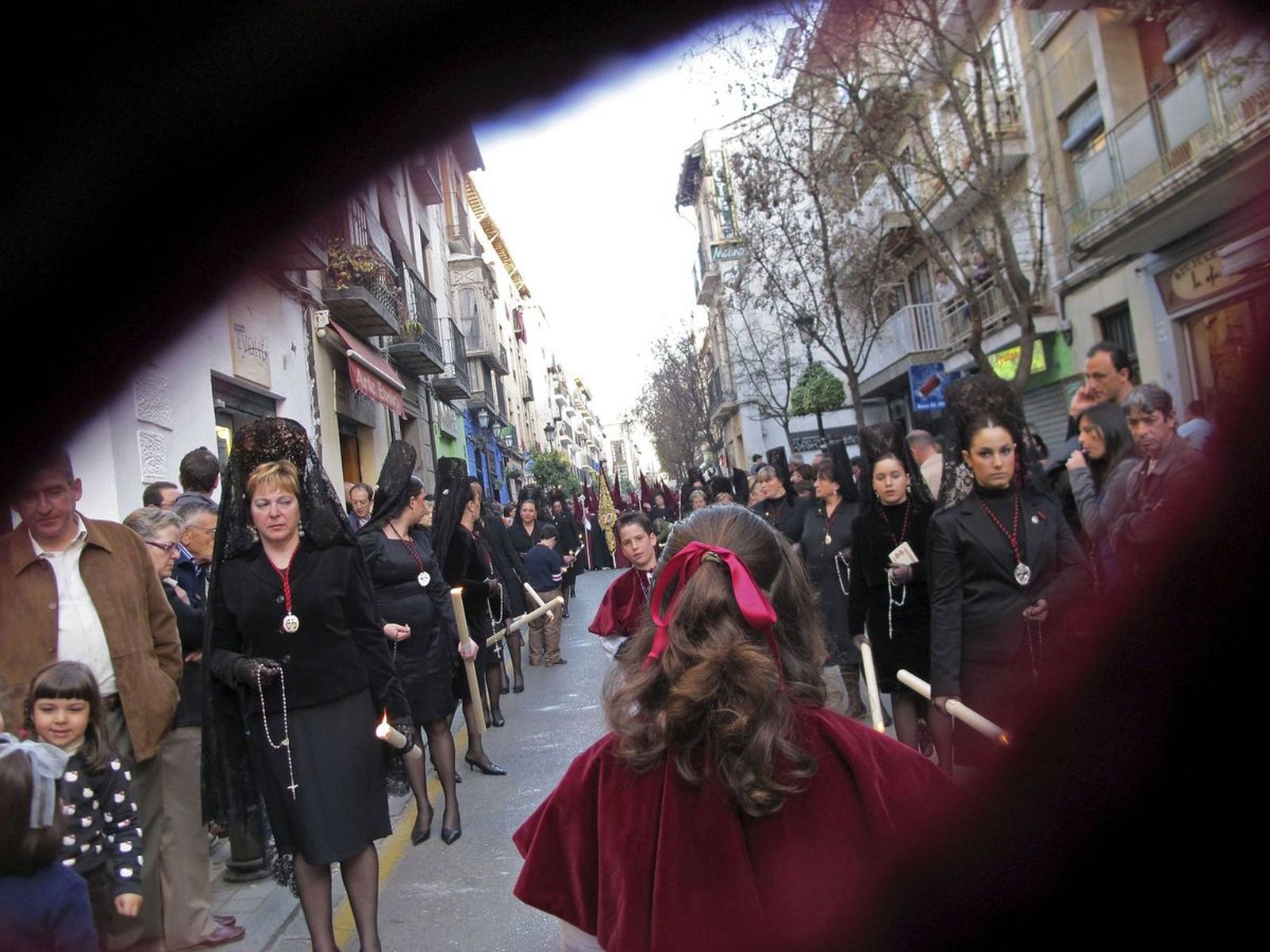 Procesión por las calle de Granada