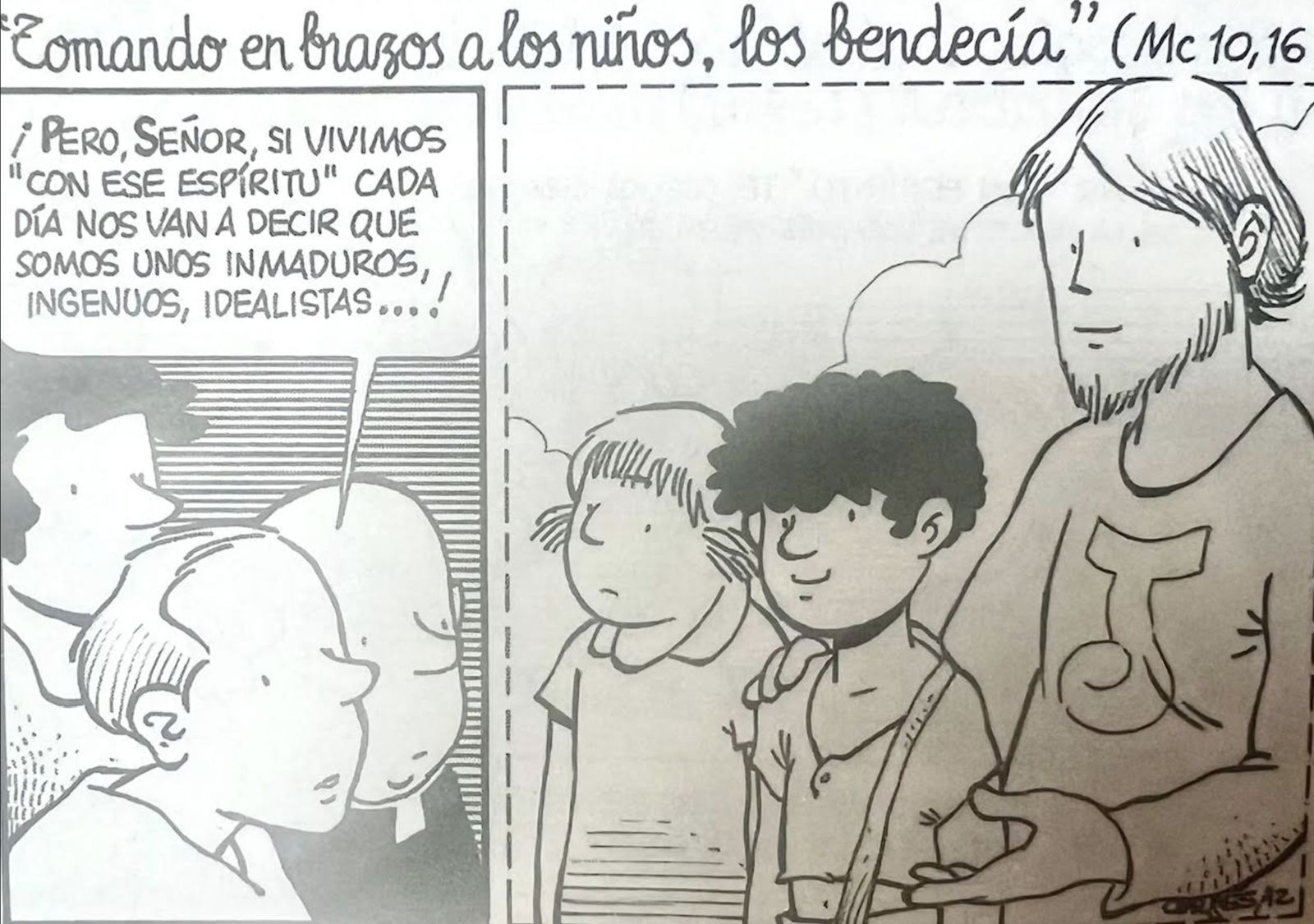 Bendecía a los niños