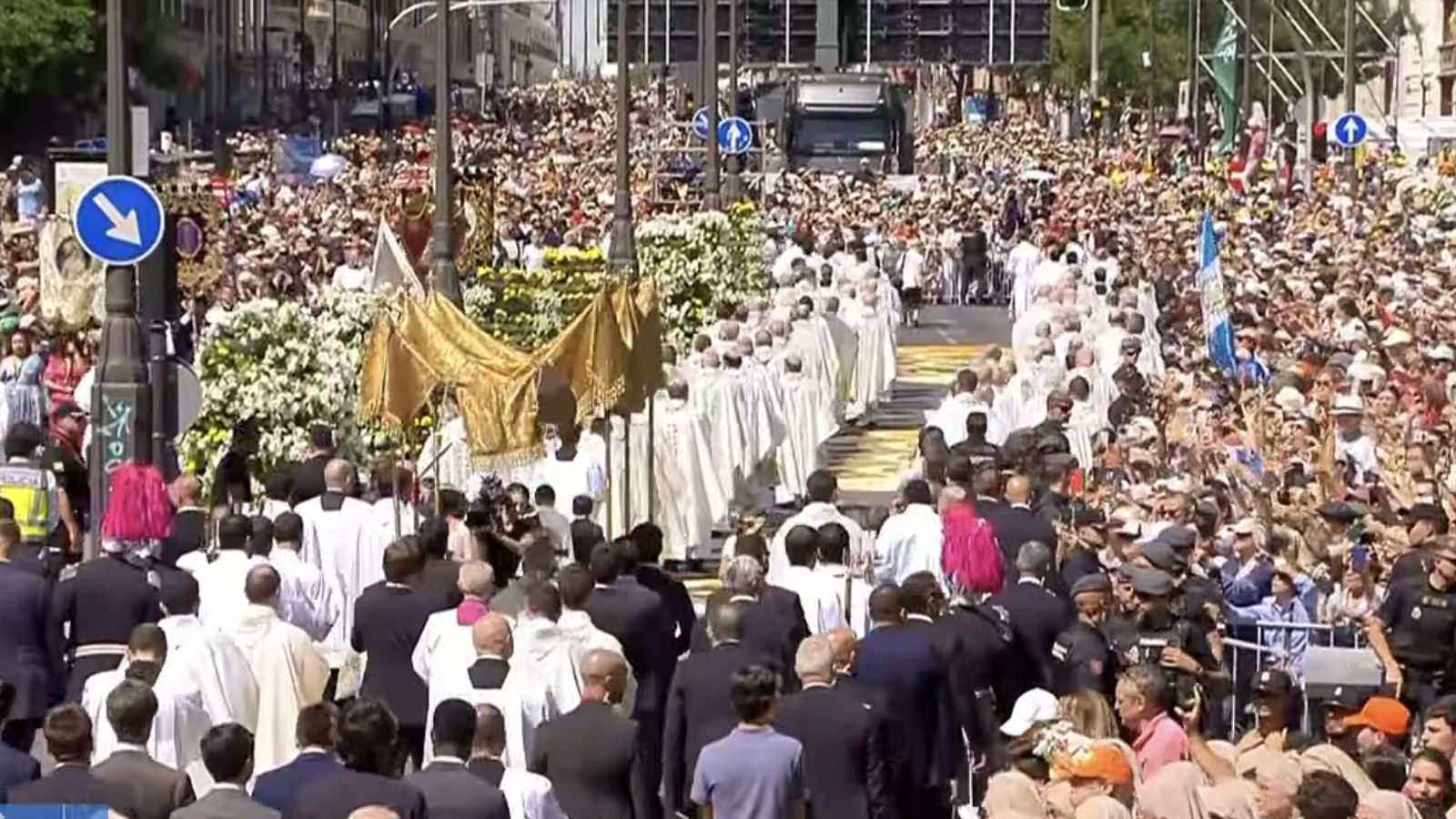 Procesión del Corpus en Madrid