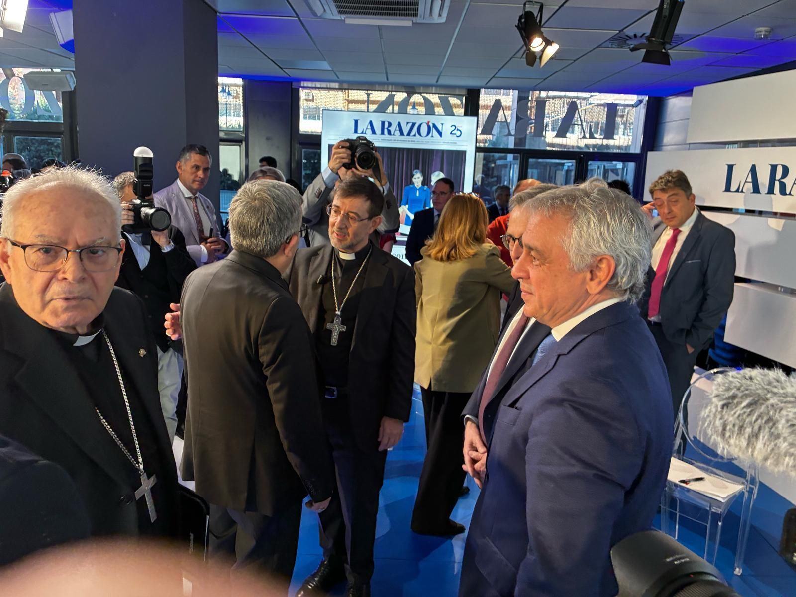 Cobo, con Argüello y Aquilino Bocos