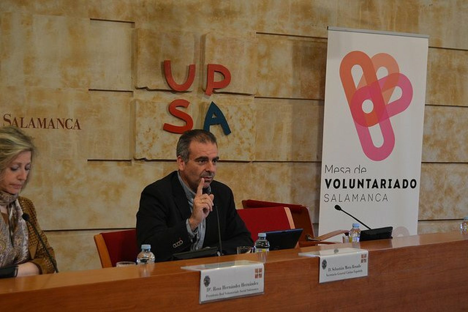 Sebastián Mora, en la UPSA