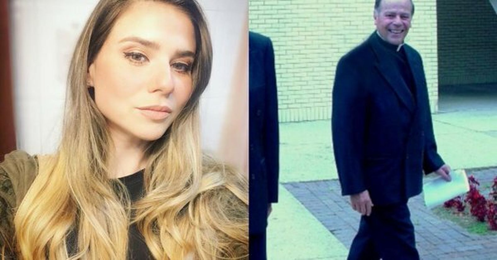 Analú Salazar con su presunto abusador, Fernando Martínez Suárez, lc