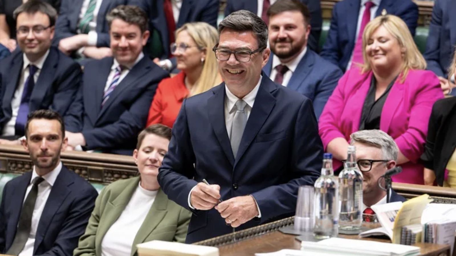Andy Burnham, en el Parlamento británico