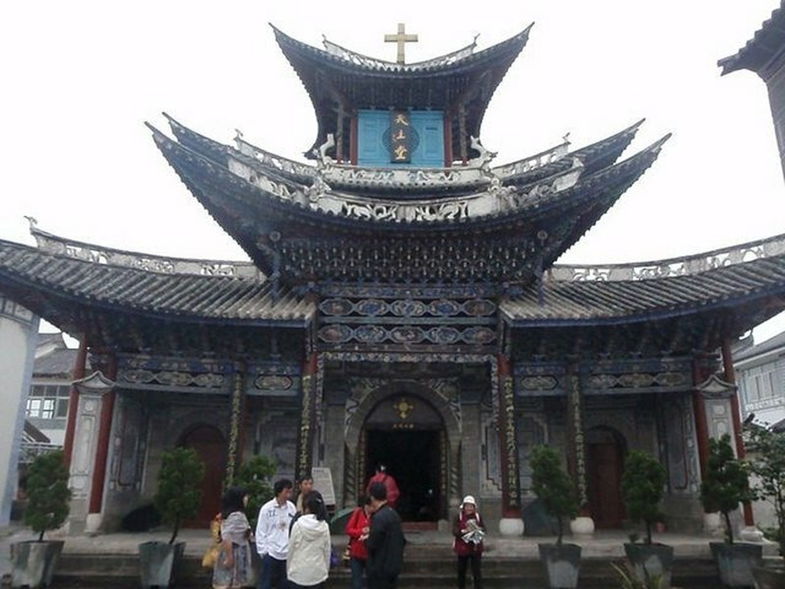 Un templo católico en China