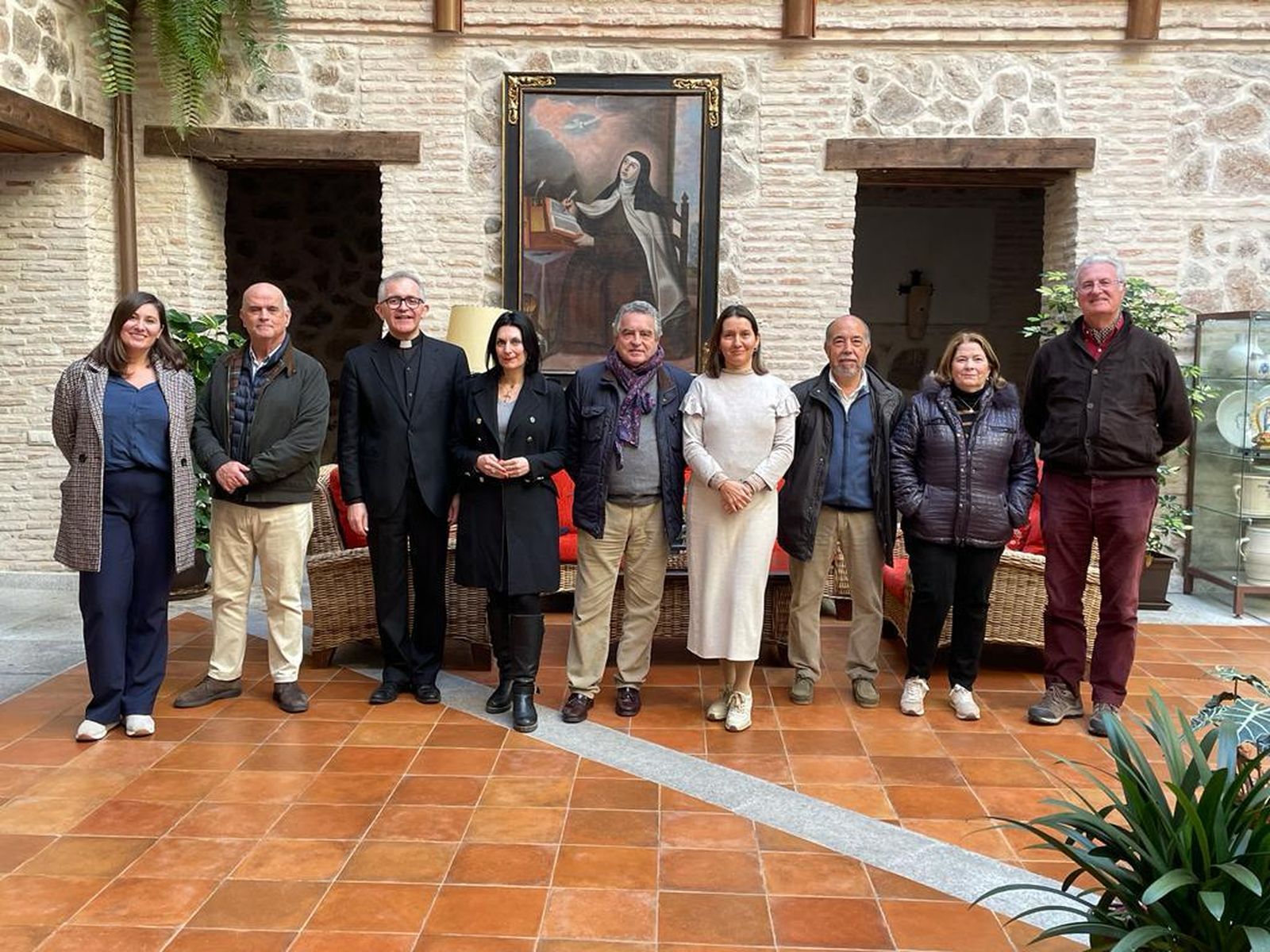 Miembros de la asociación Amigos de los Conventos de Toledo