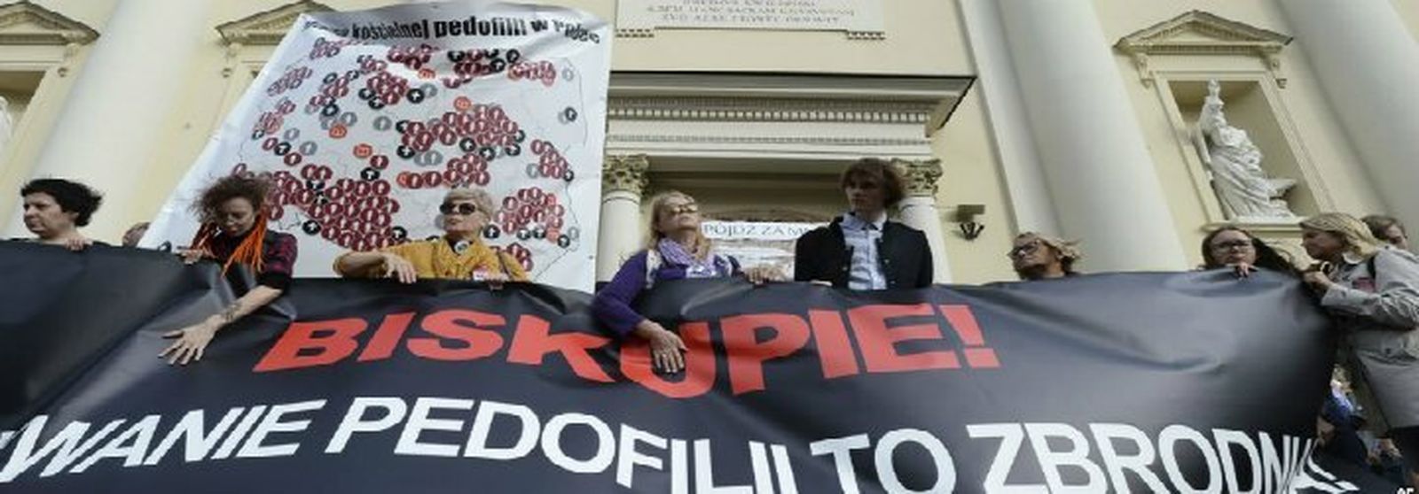 Protesta contra los abusos en la Iglesia polaca