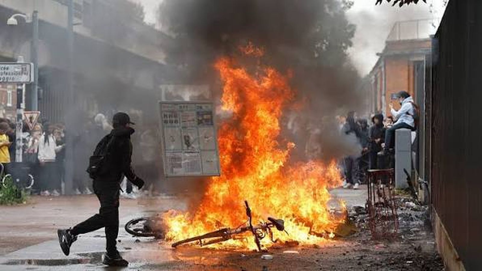Manifestaciones en París