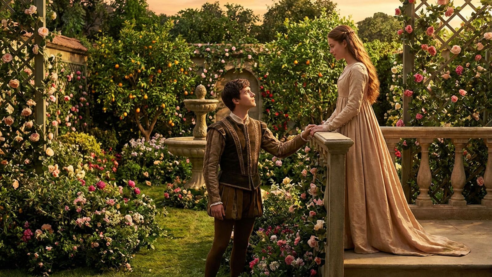 Calixto y Melibea en el huerto