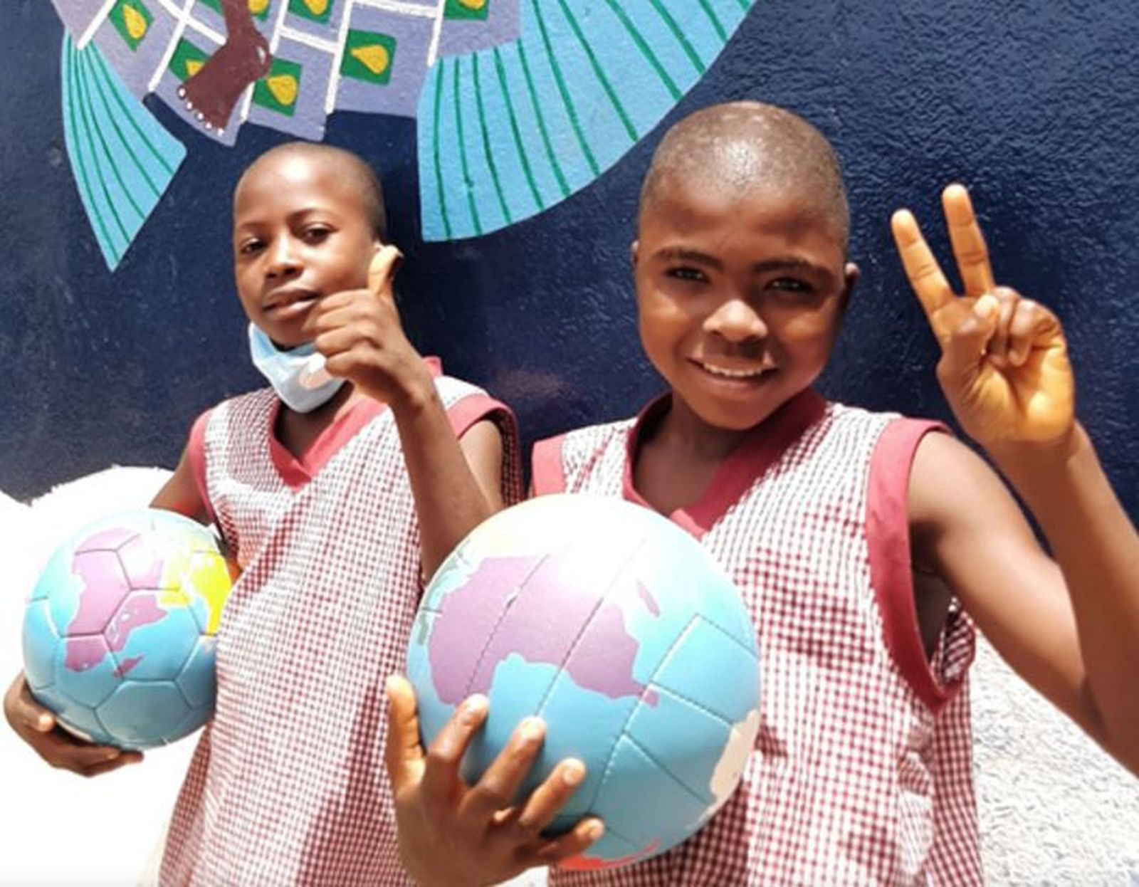 Prevención contra la pandemia en una misión en África