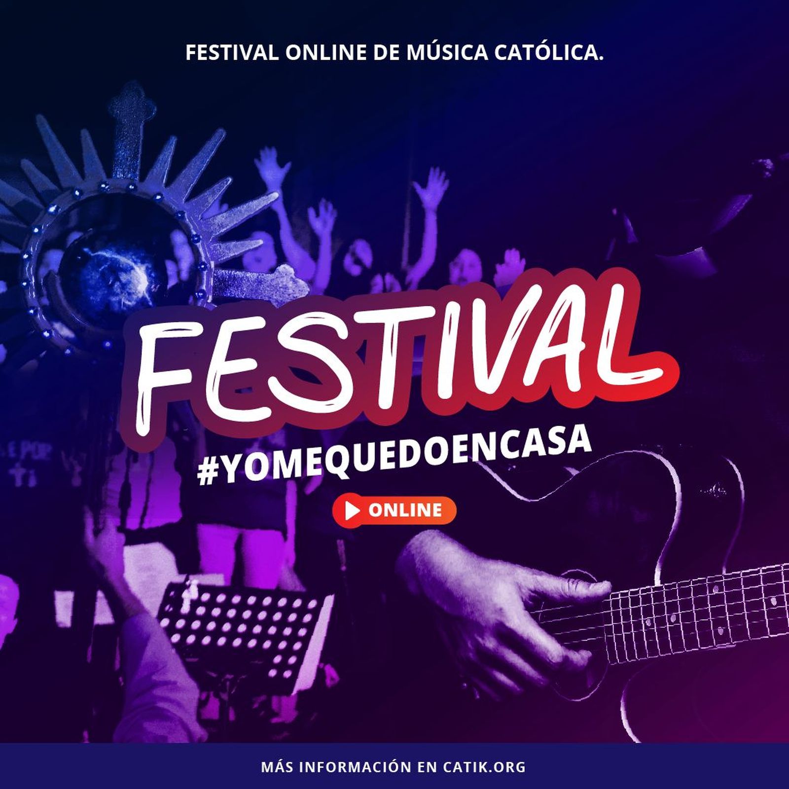 #YoMeQuedoEnCasa :Los mejores artistas católicos se unen en un festival virtual