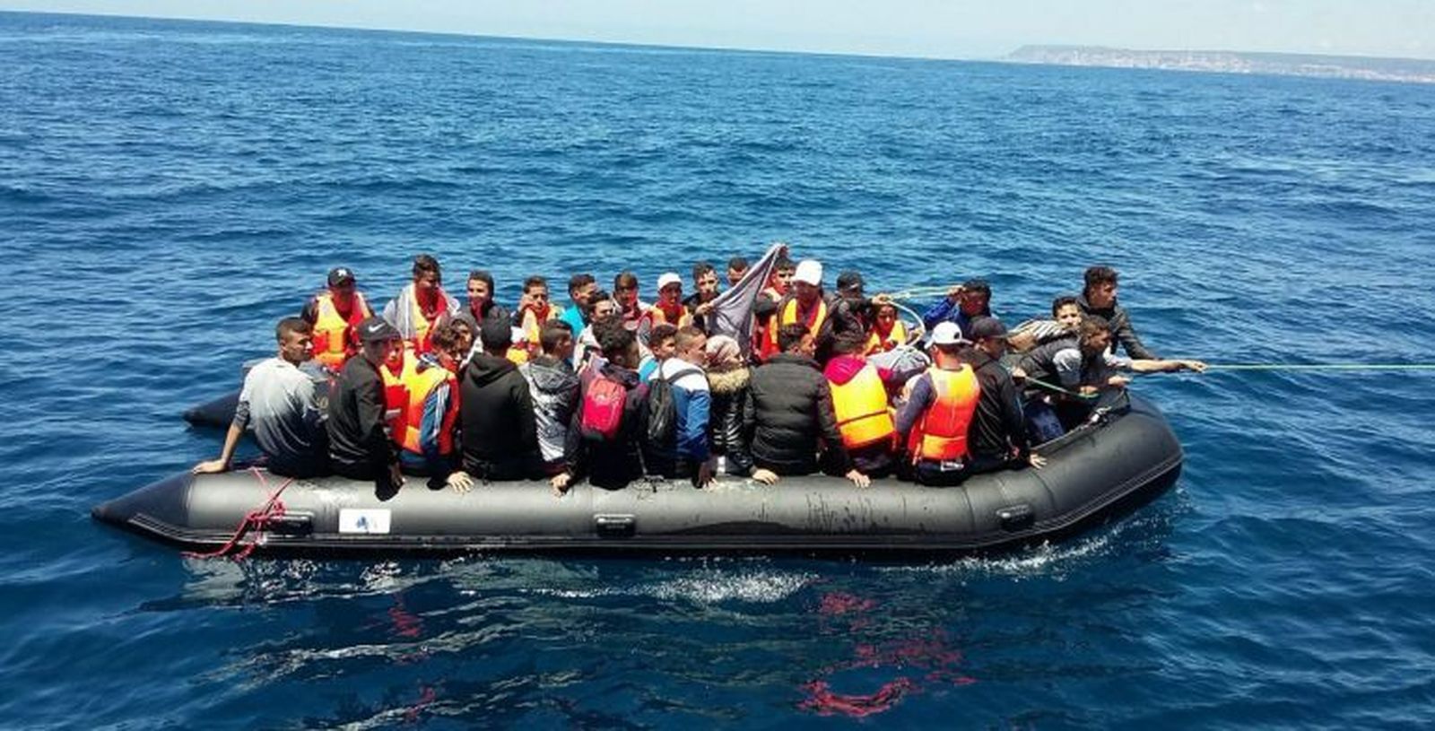 Migrantes en el Mediterráneo