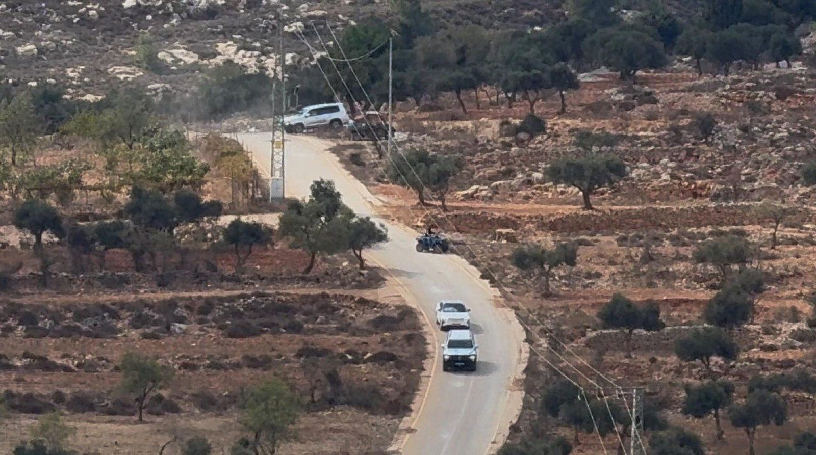 Escena del último episodio de violencia en Taybeh, donde también fueron atacados varios diplomáticos europeos.