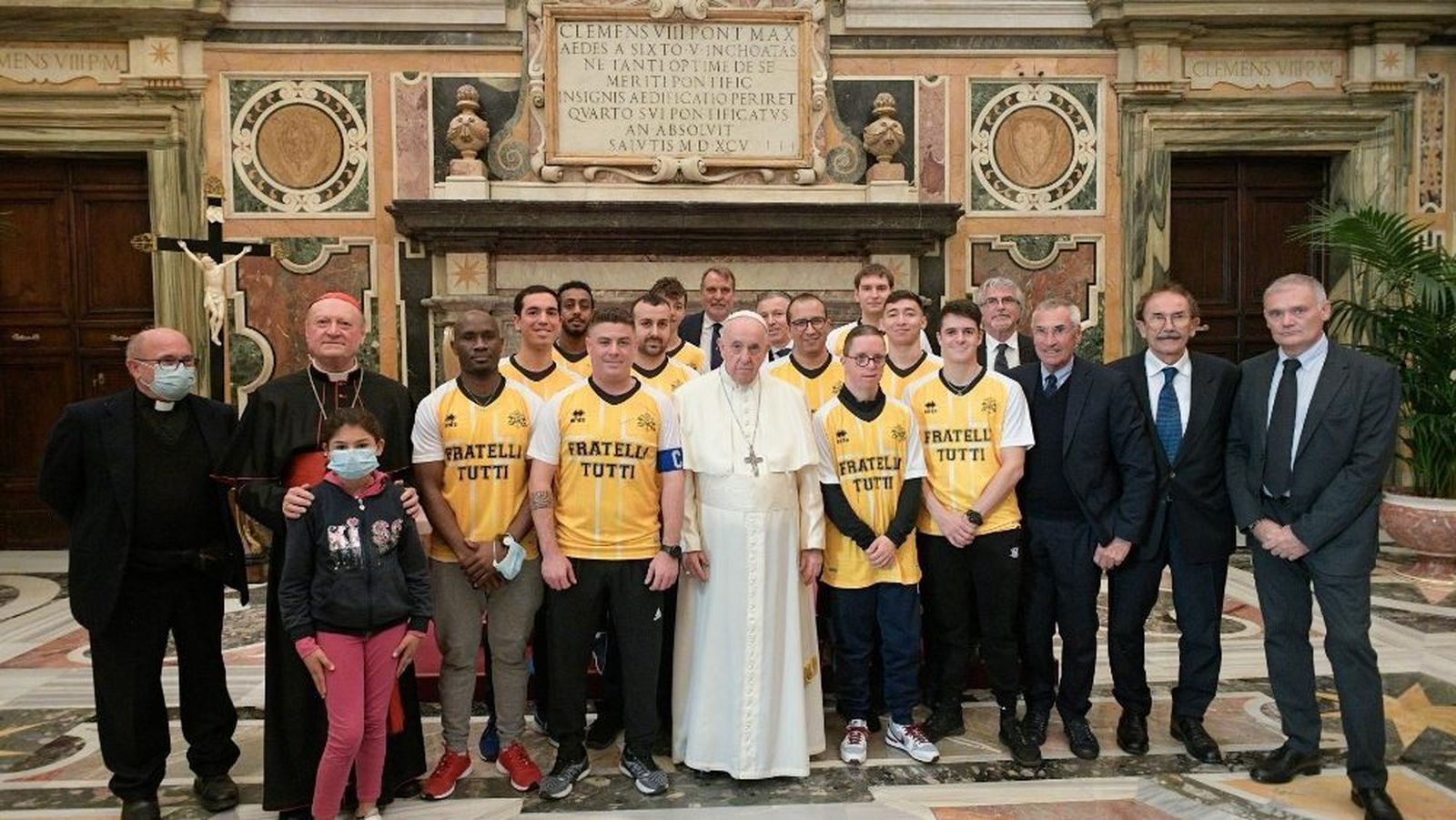 Bergoglio 'entrena' al 'Equipo del Papa'