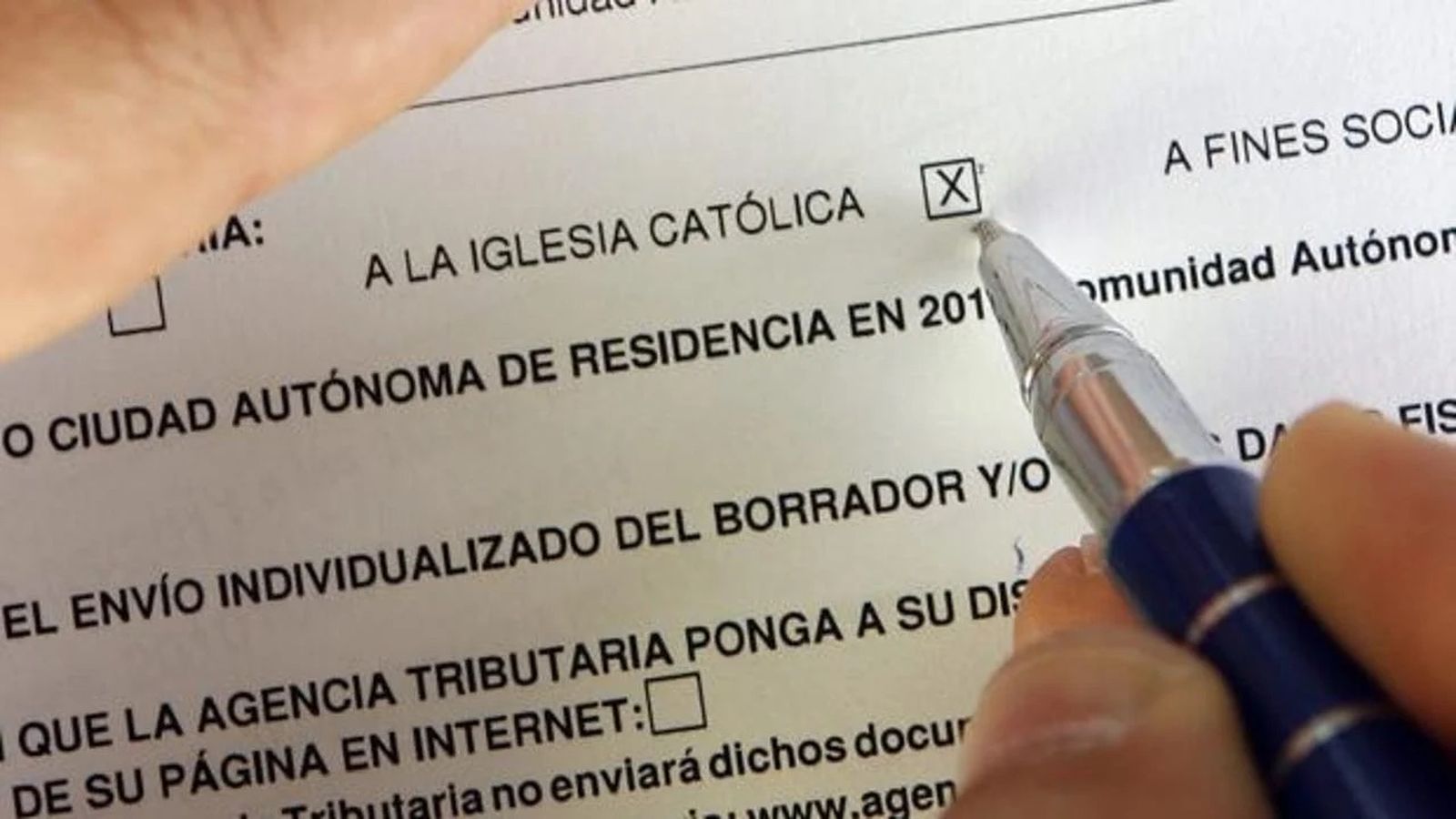 Casilla de la Iglesia en la declaración de la Renta