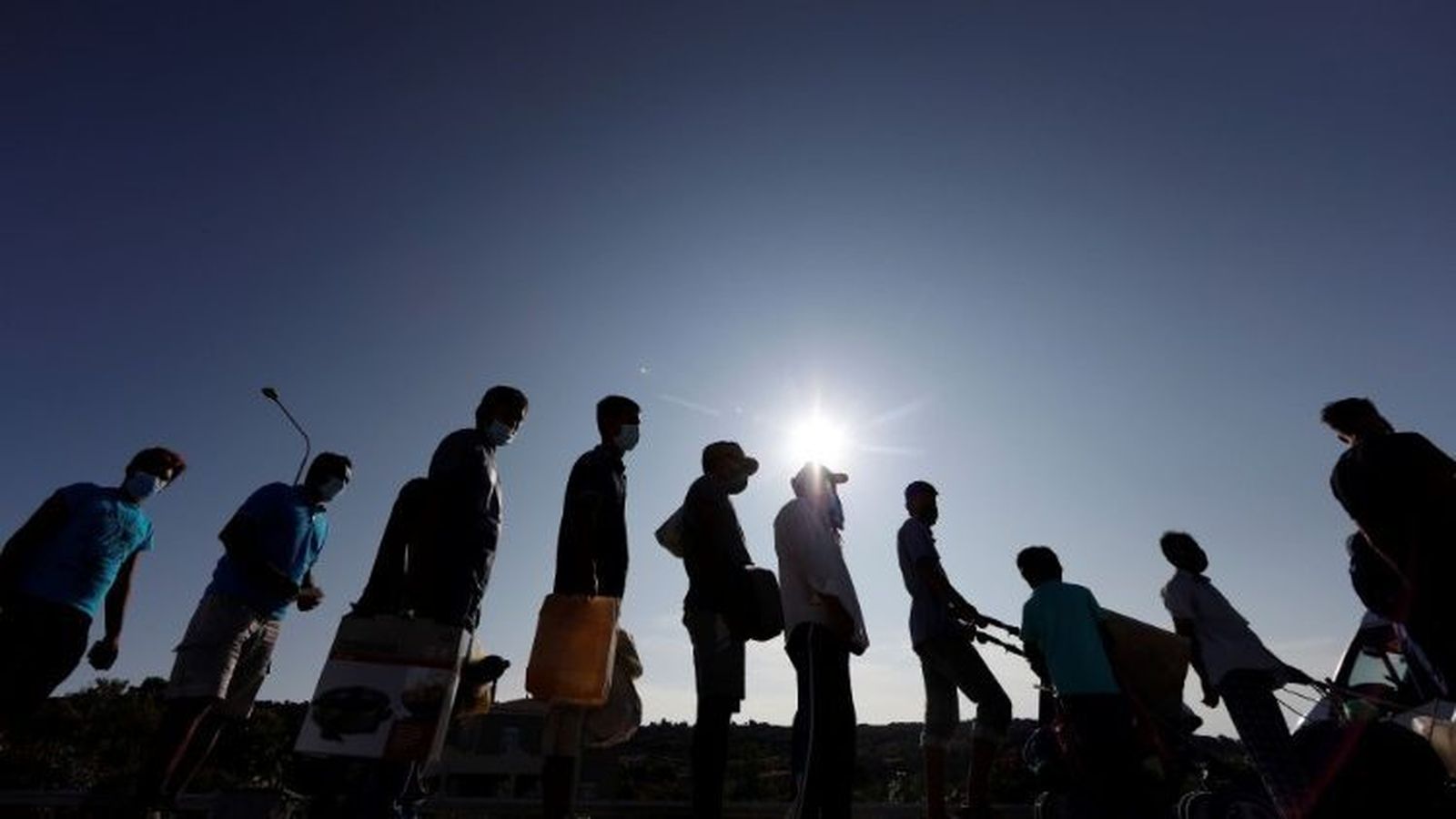 Desplazados a causa de la pandemia