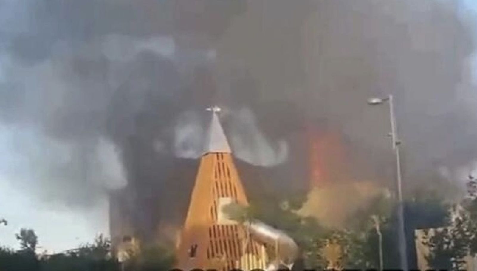 Uno de los templos atacados por los terroristas en Daguestán