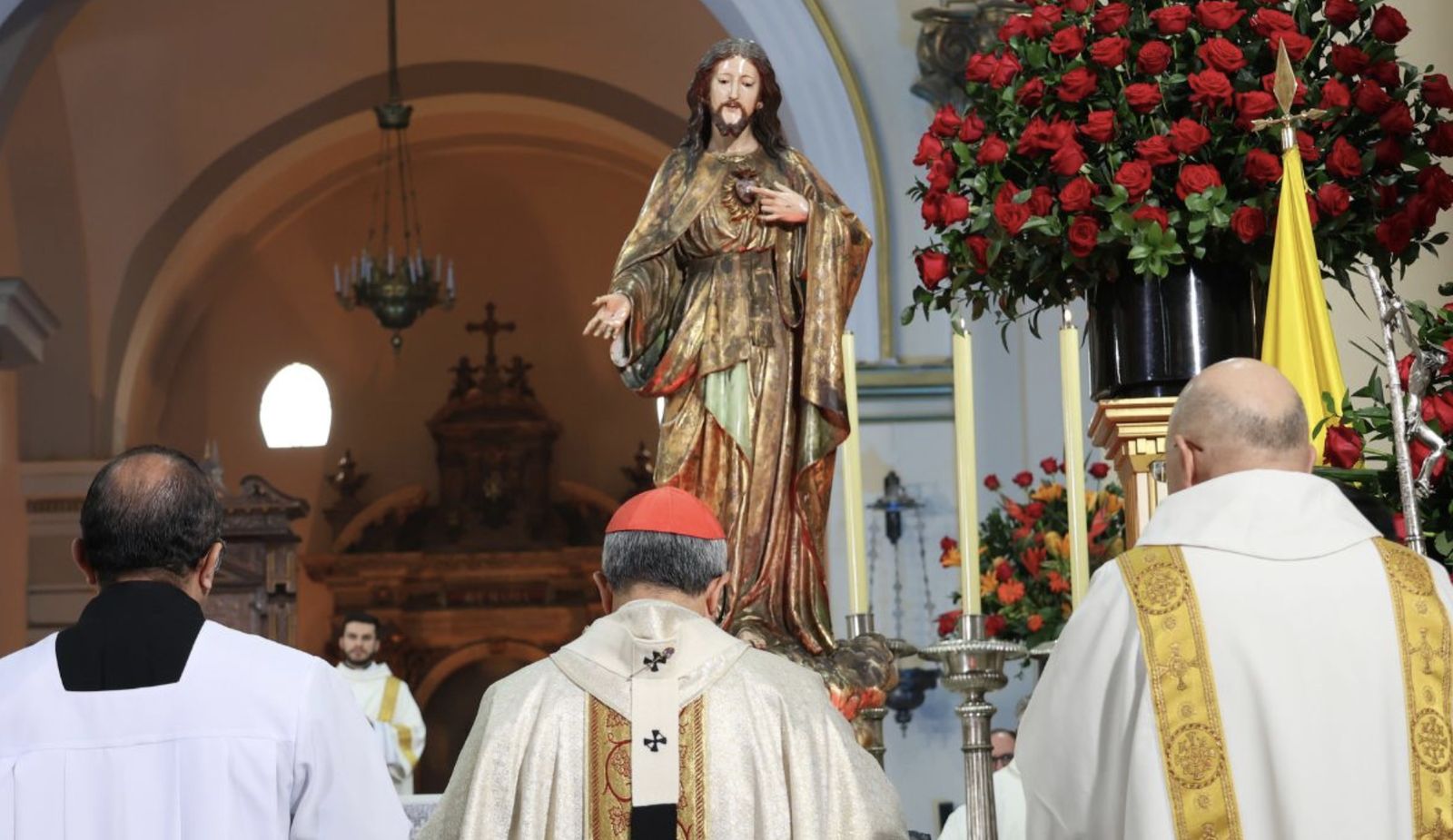 Eucaristía de renovación de la consagración del país al Sagrado Corazón de Jesús