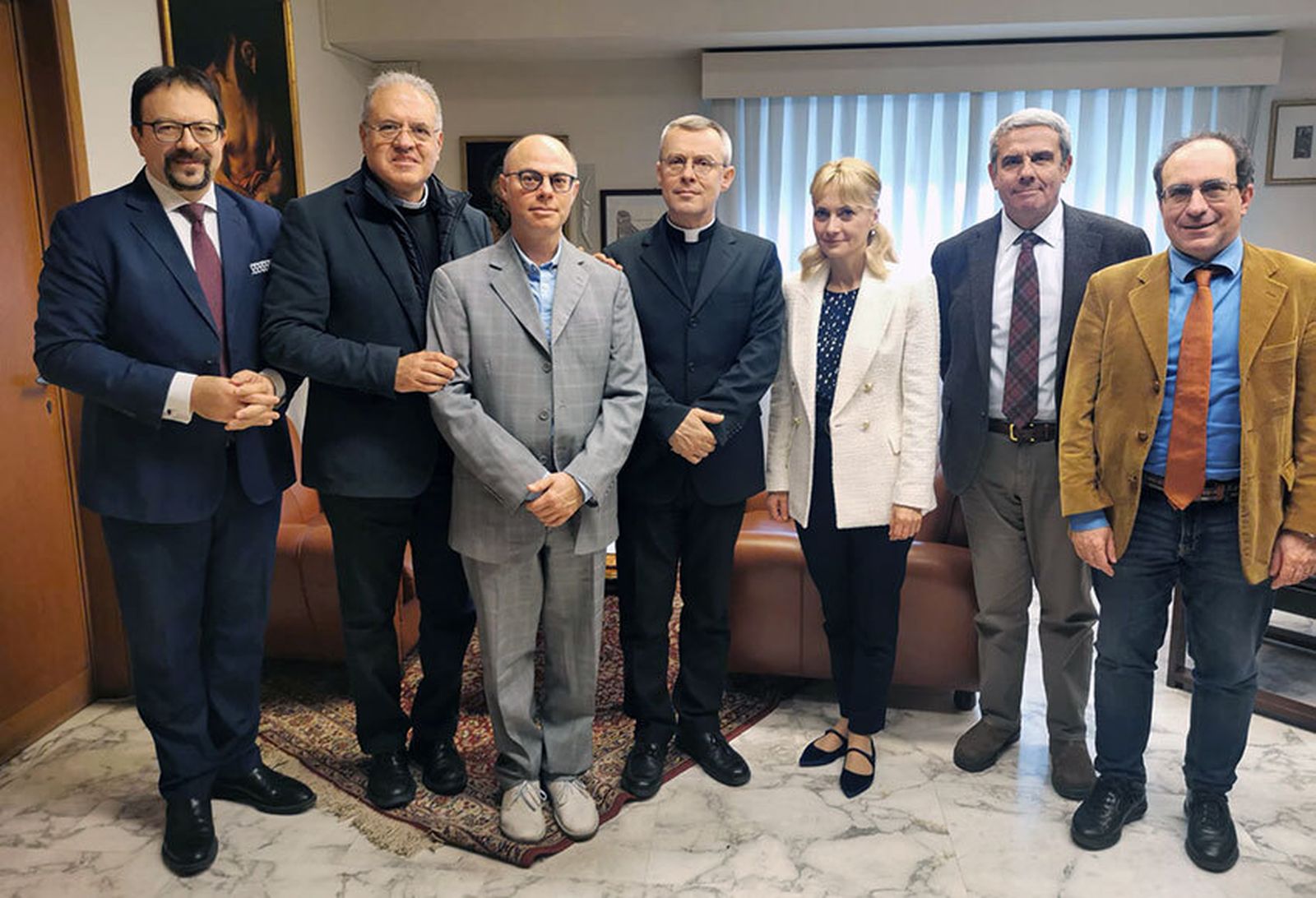 Los miembros de la Comisión Histórica del proceso de Arrupe