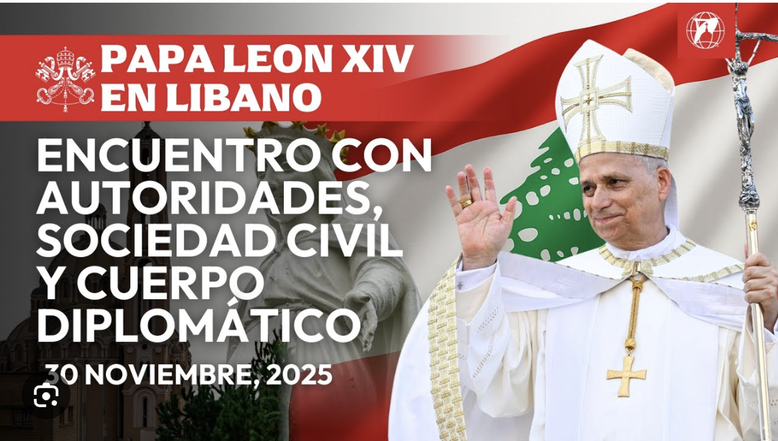 León XIV en el Líbano