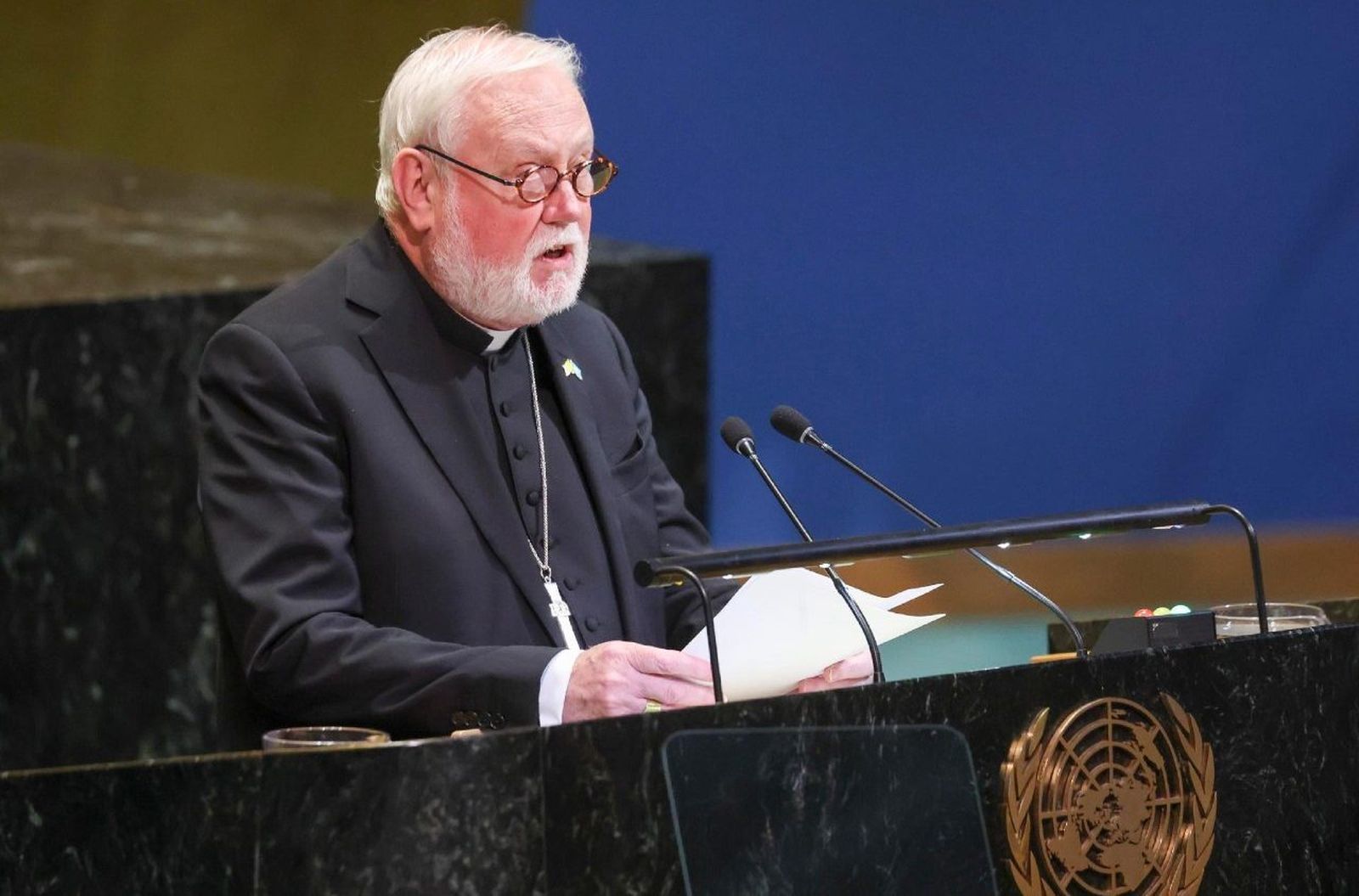 Gallagher, en la ONU