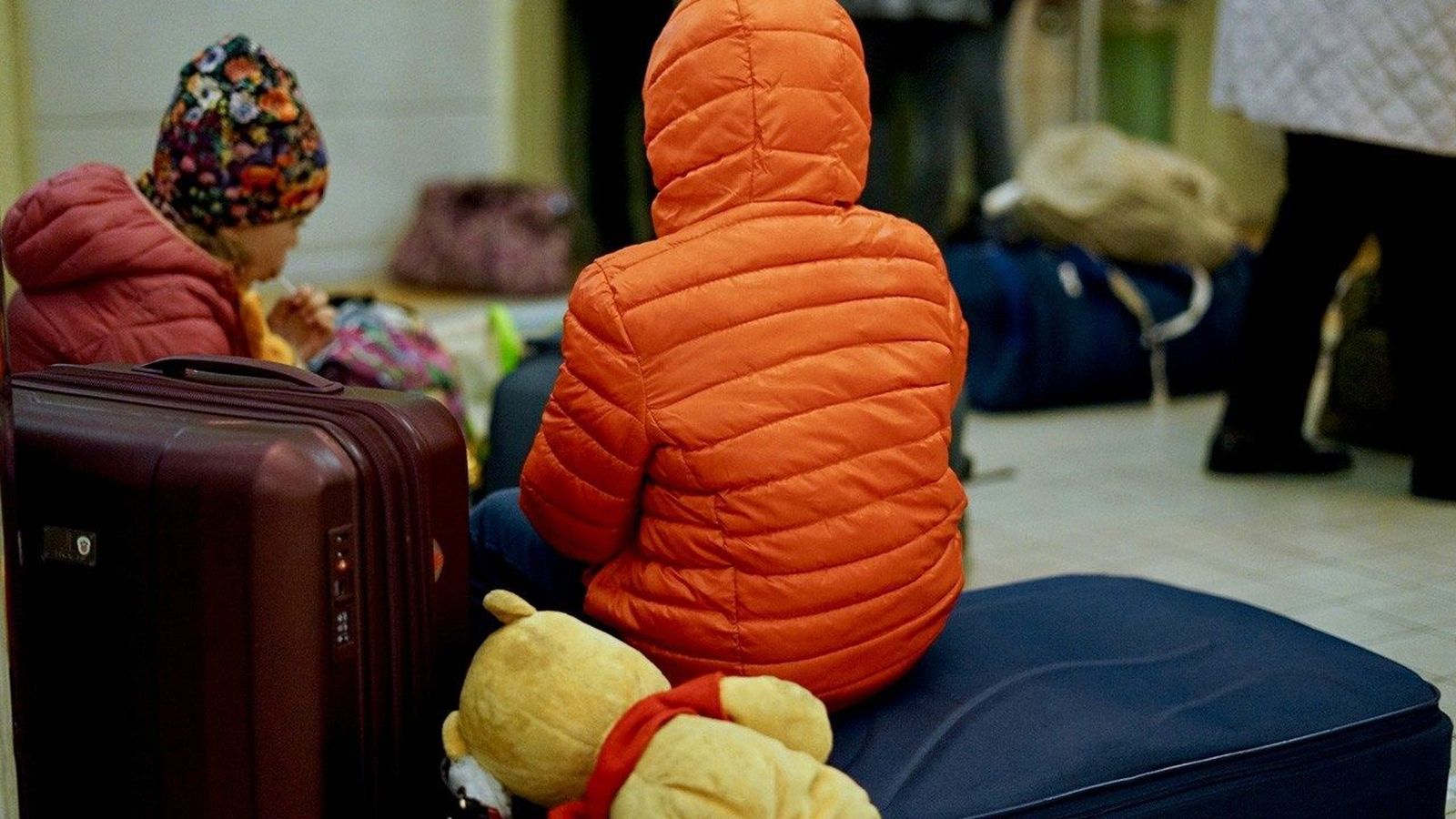 Refufugiados ucranianos en Polonia