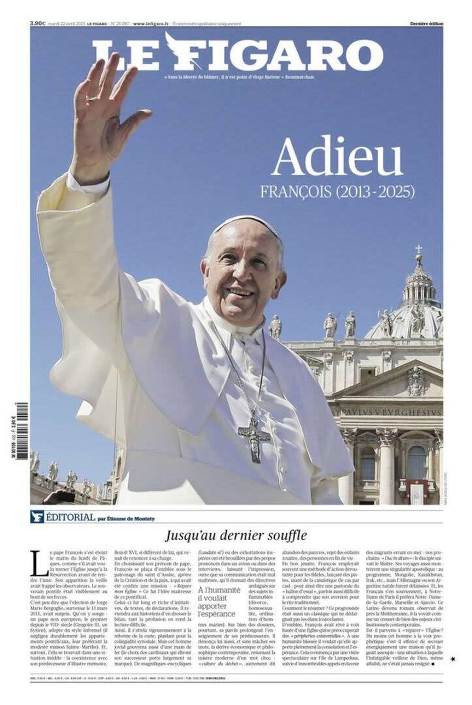 Portada de Le Figaro