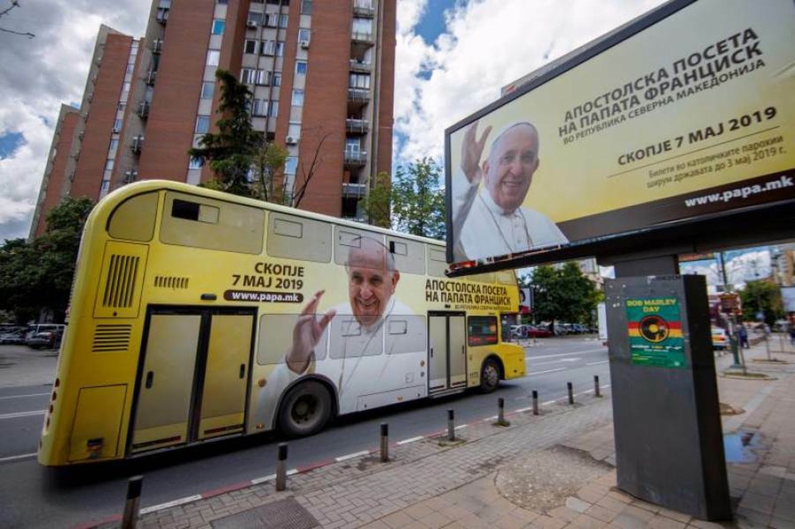Todo listo en Skopje para la visita del Papa Francisco