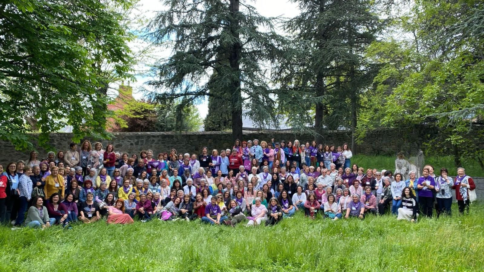 Las participantes, en El Escorial