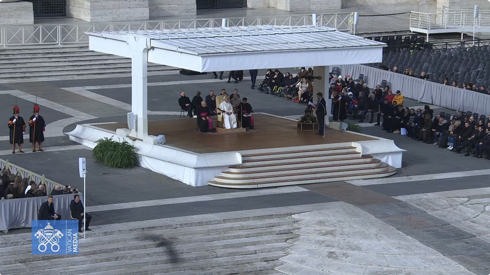 León XIV, en la última audiencia jubilar de 2025