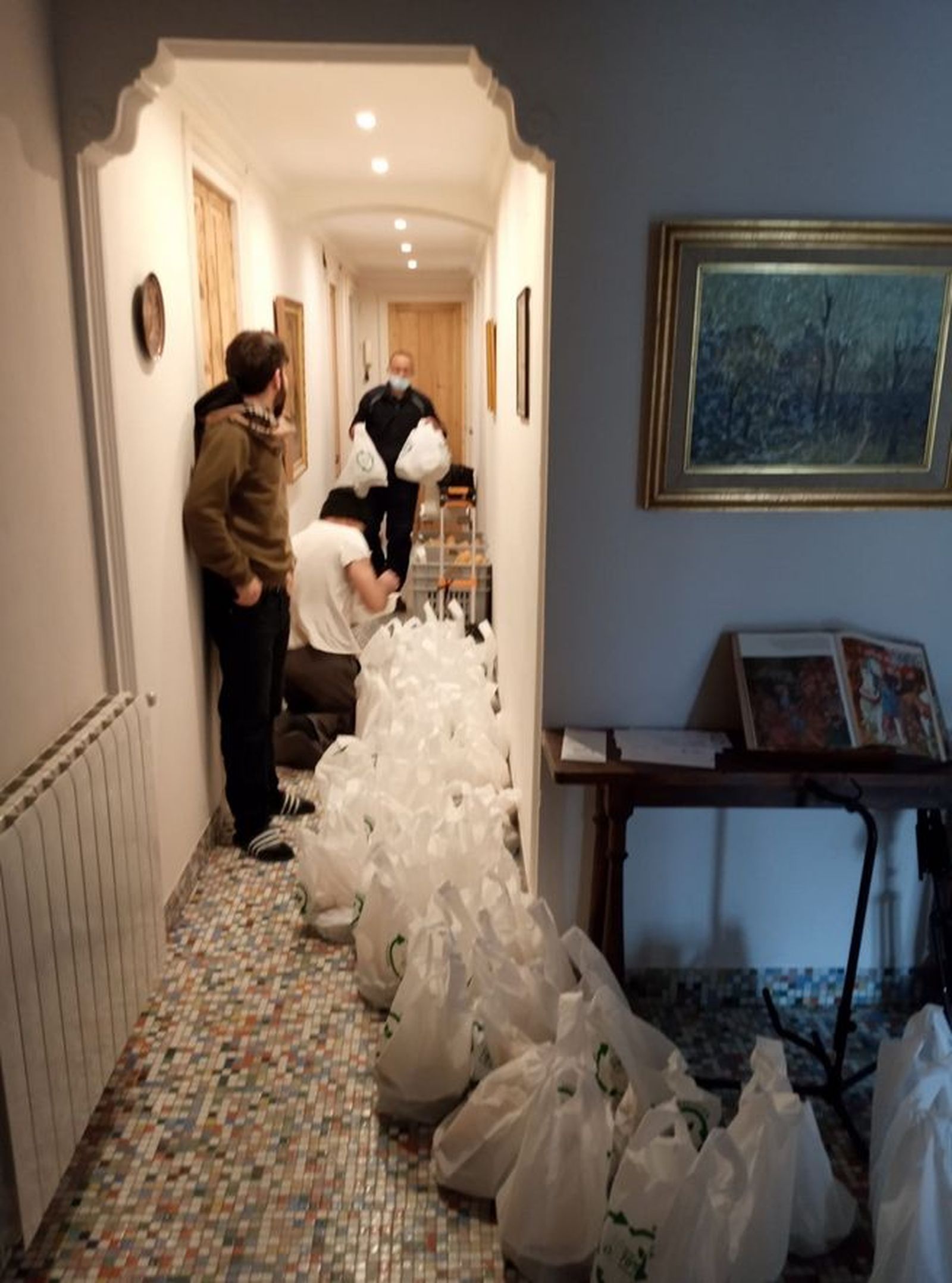 La distribución se hace en bolsas