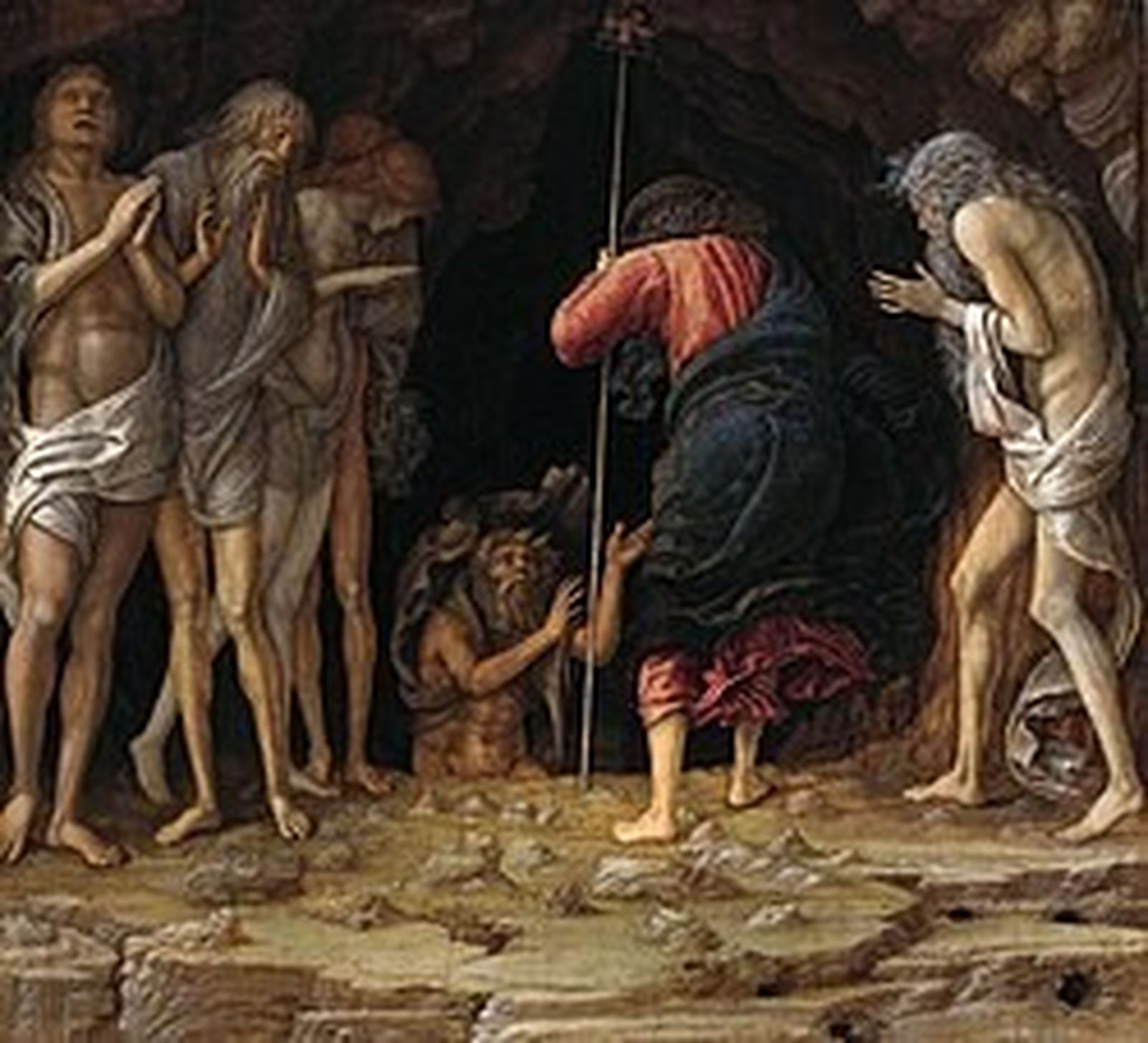 Descenso de Cristo a los infiernos, Andrea Mantegna