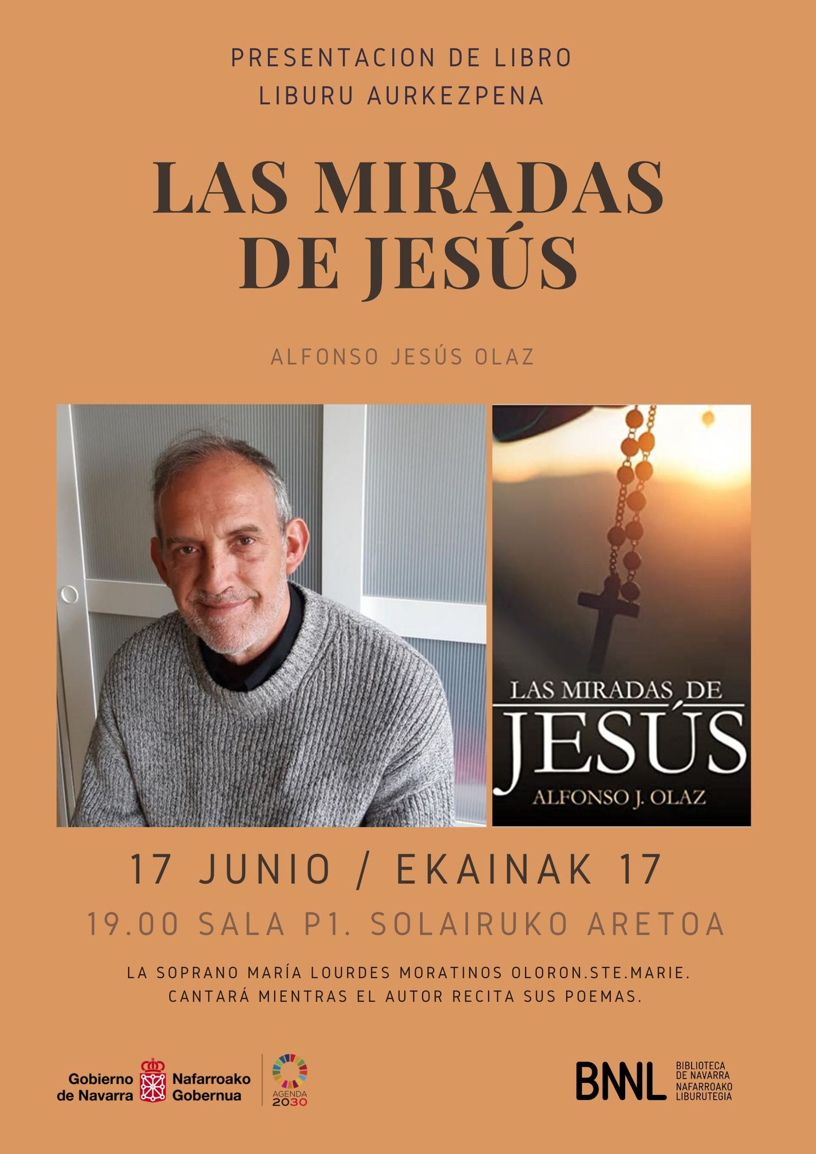 Presentación de 'Las miradas de Jesús', de Alfonzo Olaz