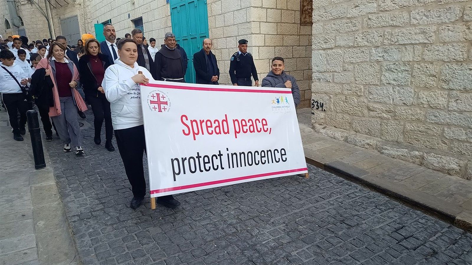 Marcha por la paz en Belén