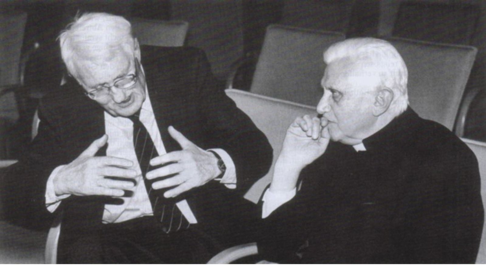Ratzinger y Jurgen Habermas