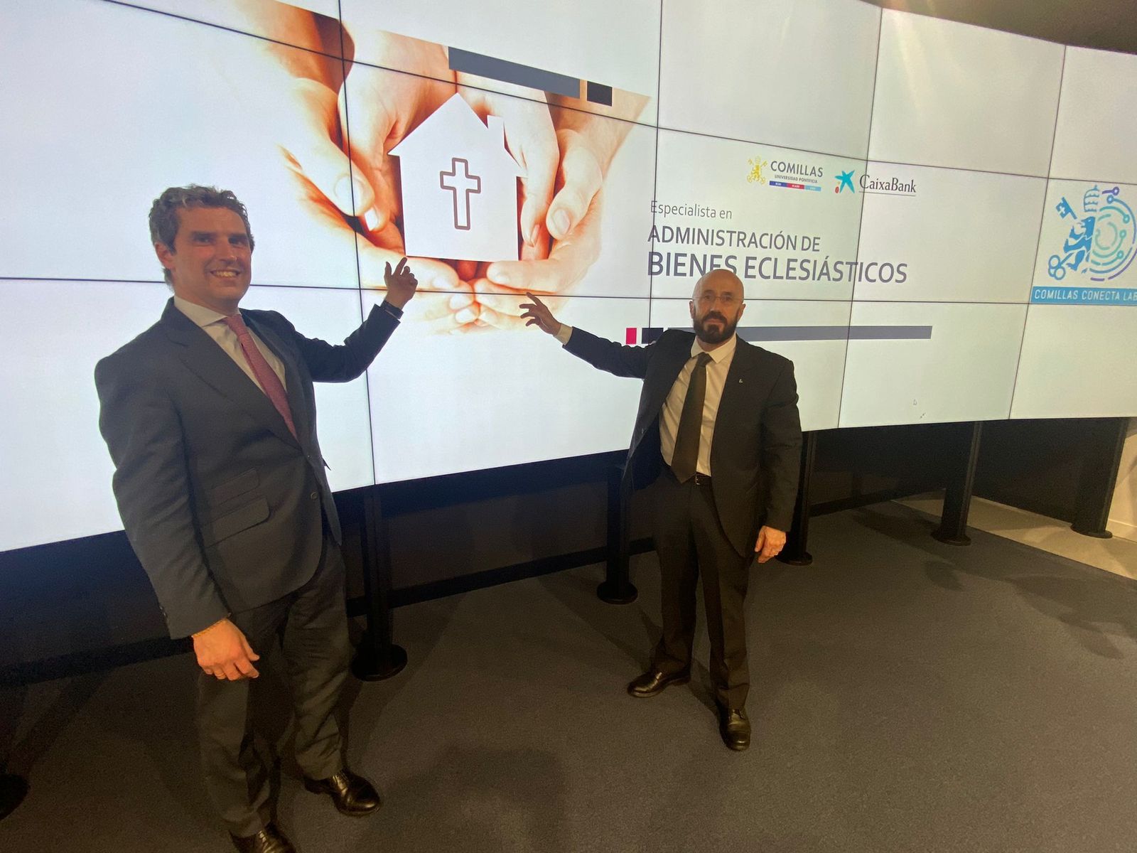 David Alonso de Linaje y Miguel Campo, sj