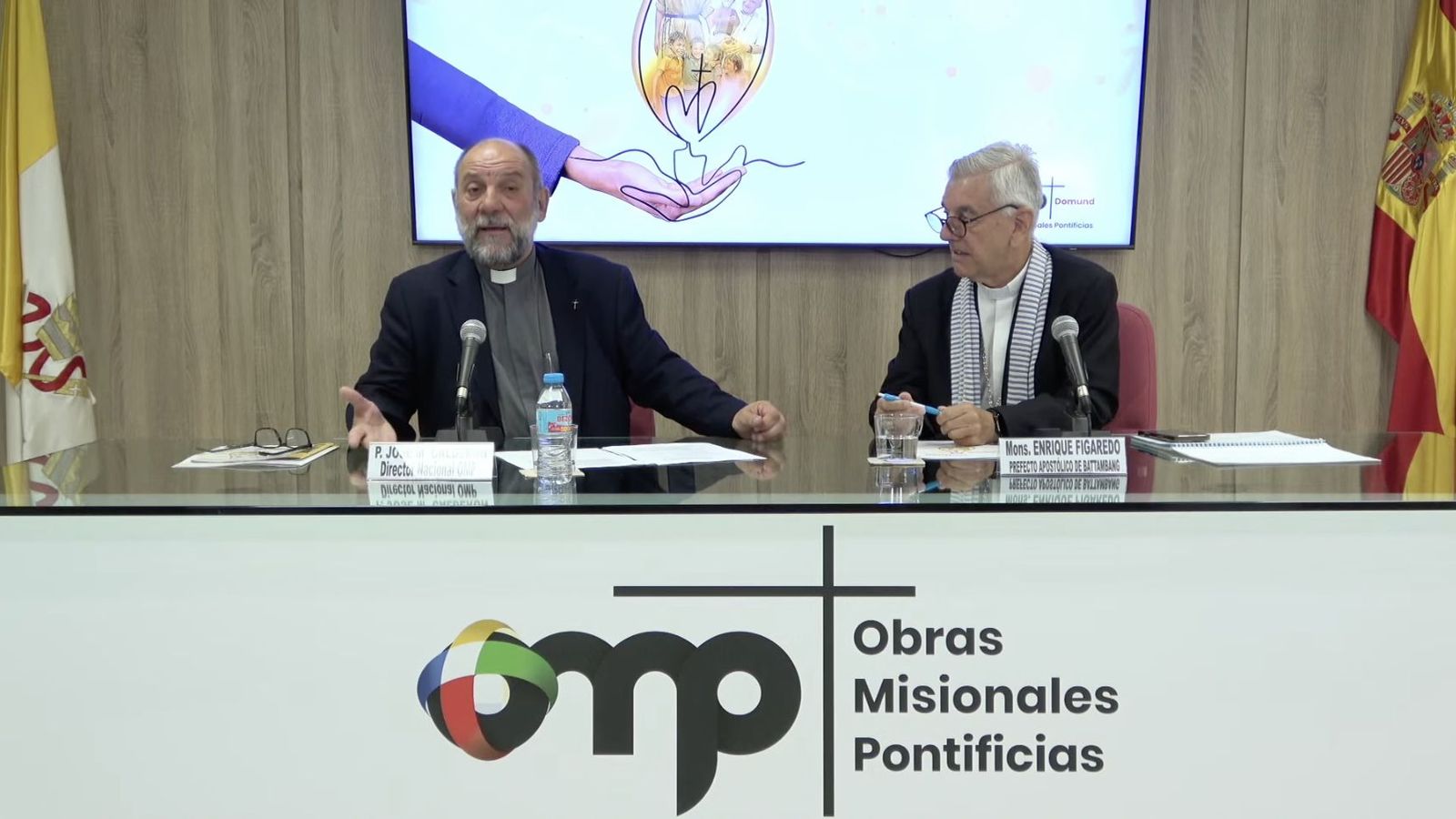 Calderón y Figaredo en la rueda de prensa