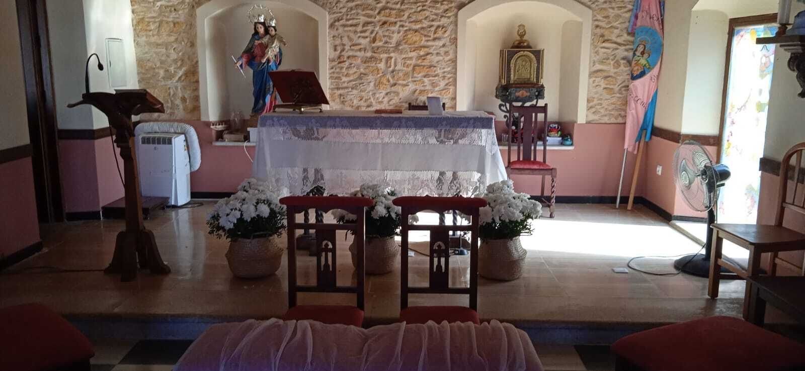 La ermita en la que vive Antonio Casado