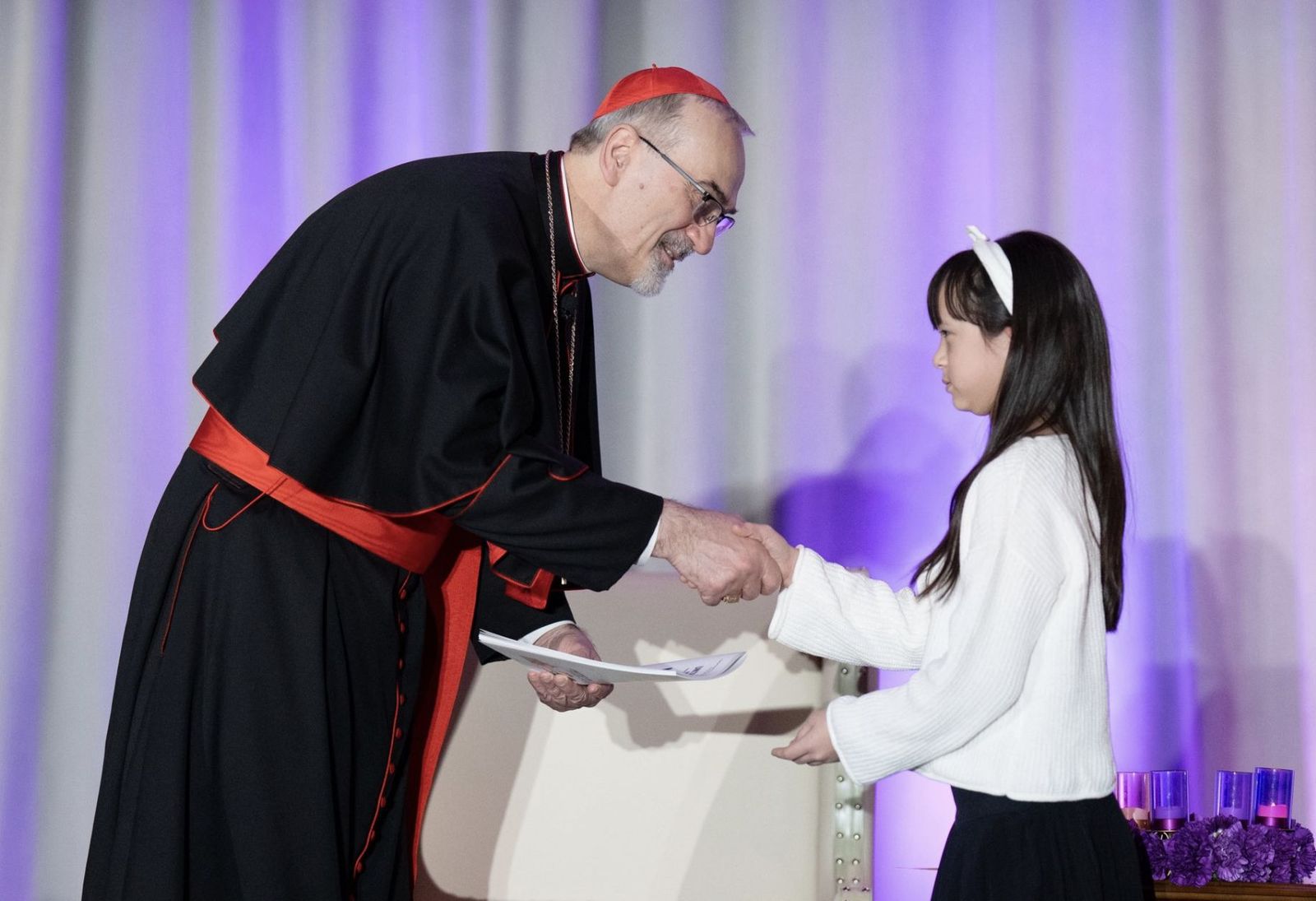 El patriarca latino de Jerusalén, en Detroit