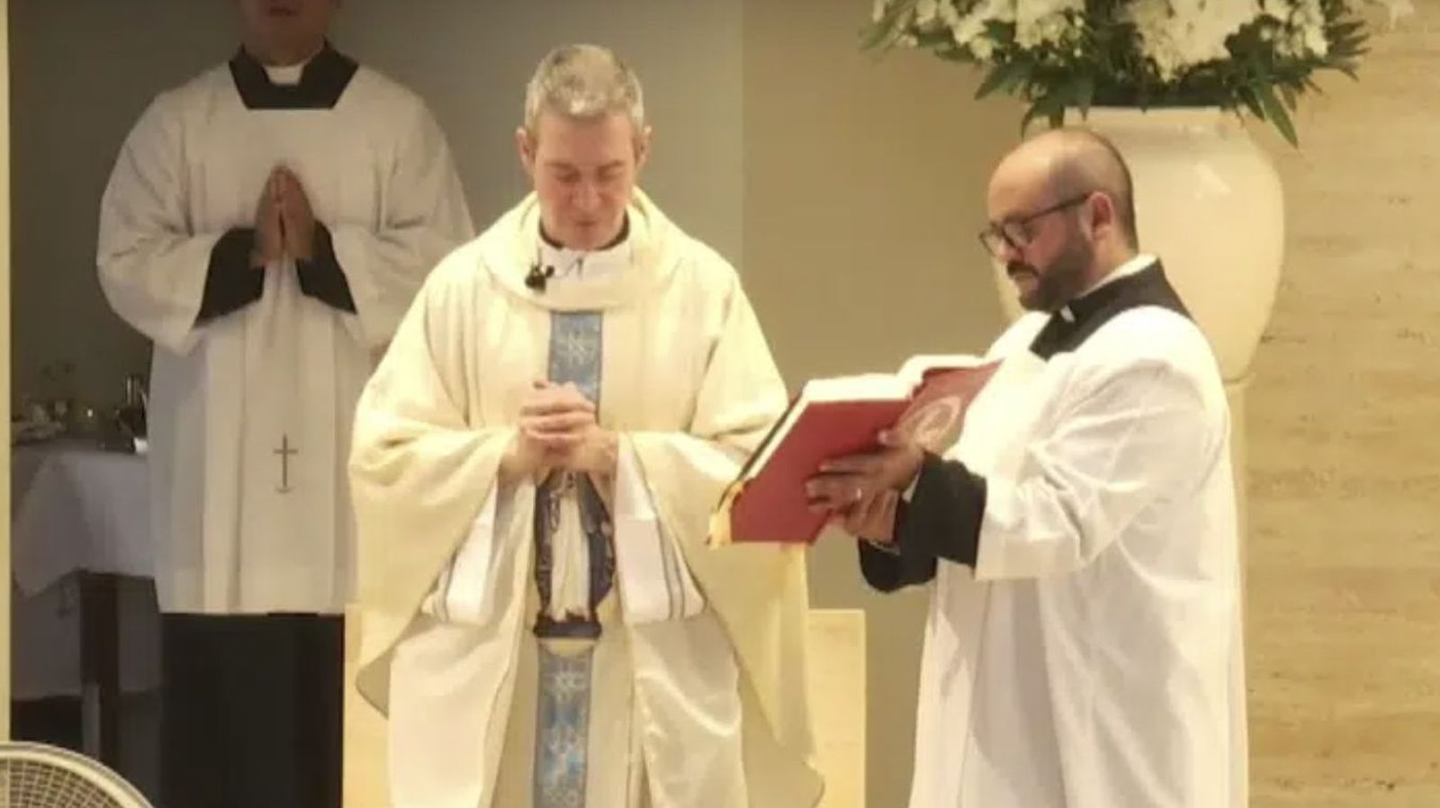 Bertomeu en la parroquia del Sodalicio