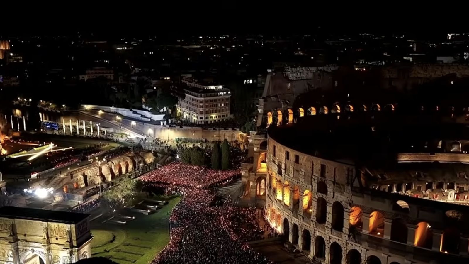 Espectacular vista del Coliseo